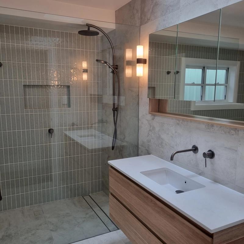 Master bathroom – Bensville renovation
